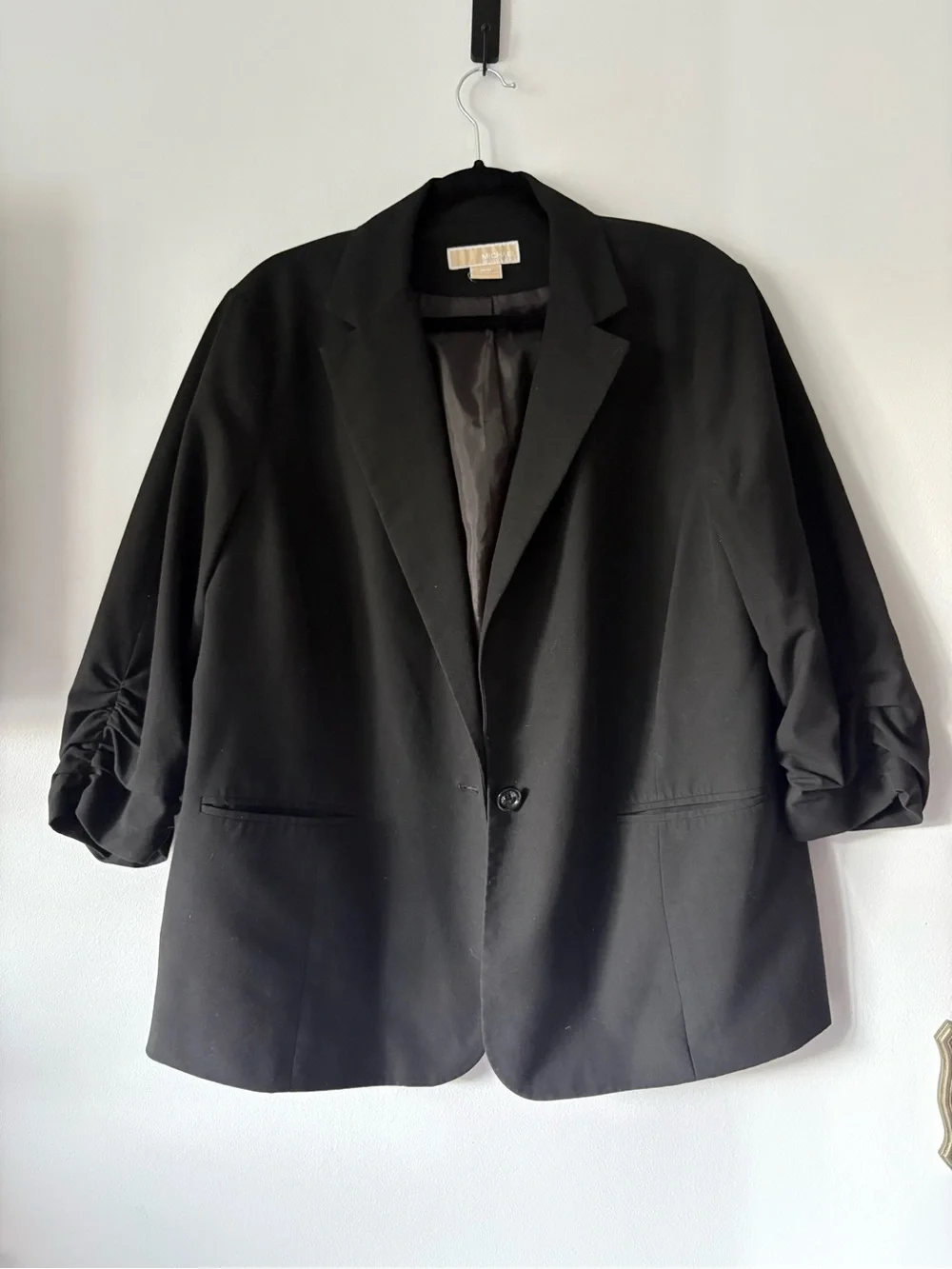Michael Kors Black Single-Button Women's Blazer